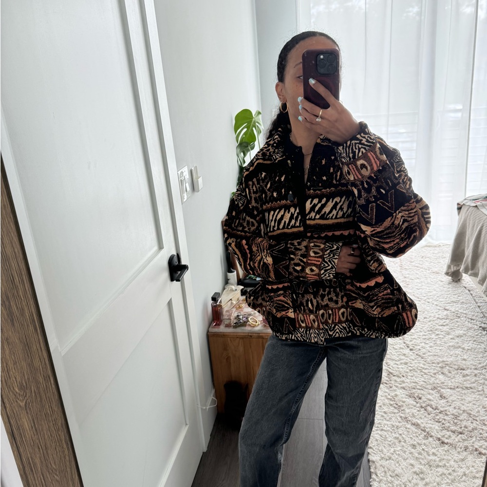 Tapestry Animal Print Jacket